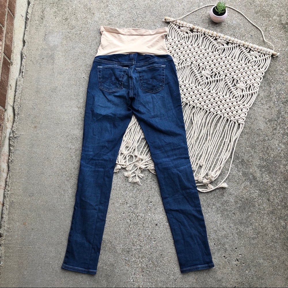 AG Adriano Goldschmeid Distressed Maternity Jeans Size 24 - Picture 3 of 8